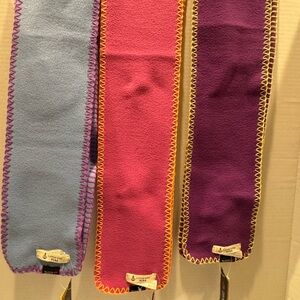 Lands' End Kids' Scarf Trio - Blue, Pink, Purple